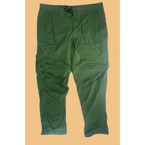 REI Co-Op Mens Convertible Cargo Pants 40x32 Olive Green